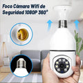 Camara Ip De Seguridad Ampolleta Motorizada 360° E27 Socket Color Blanco