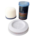Kit 3 Repuestos Purificador De Agua 14/16 Lts Combo Filtro  Color Blanco