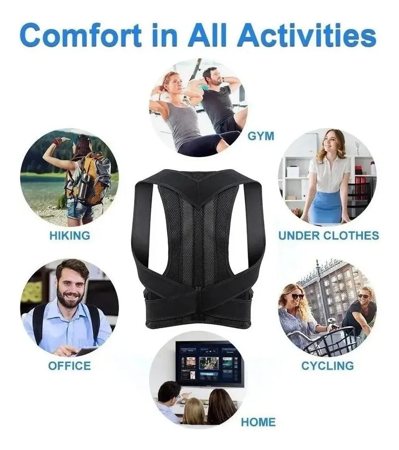 Corrector Postura Camisilla Chaleco Para Mujeres Y Hombres - Xl