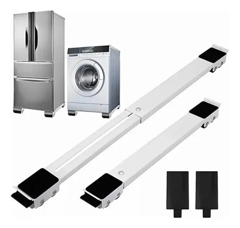 Soporte Zebbris Base Ruedas Estufa Lavadora Refrigerador - Blanco