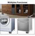Soporte Zebbris Base Ruedas Estufa Lavadora Refrigerador - Blanco
