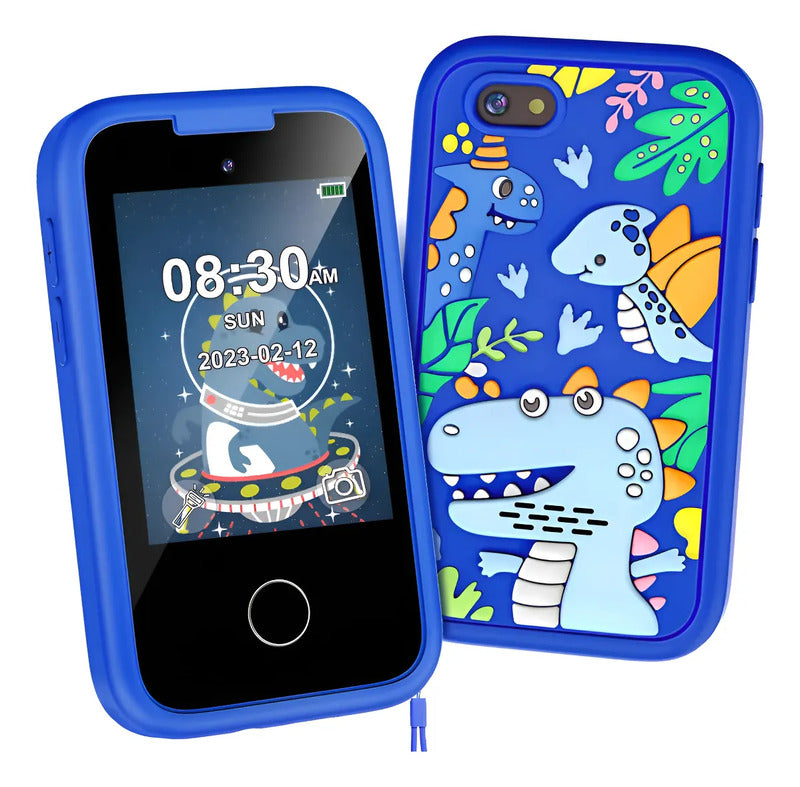 Telefono Inteligente Para Niños Y Niñas Con Camara Zebbris - Azul