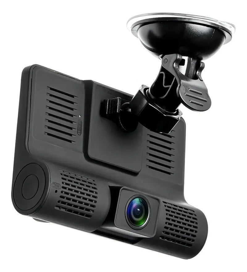Cámara Zebbris Carro Dvr 3 Lentes 1080p Full Hd Dash 3 En 1