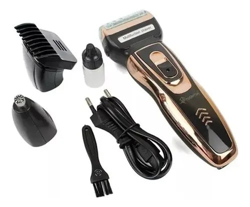 Maquina Geemy 3 En 1 Afeitadora Y Cortadora De Pelo