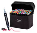 Marcadores Doble Punta X 80pcs, Base De Alcohol