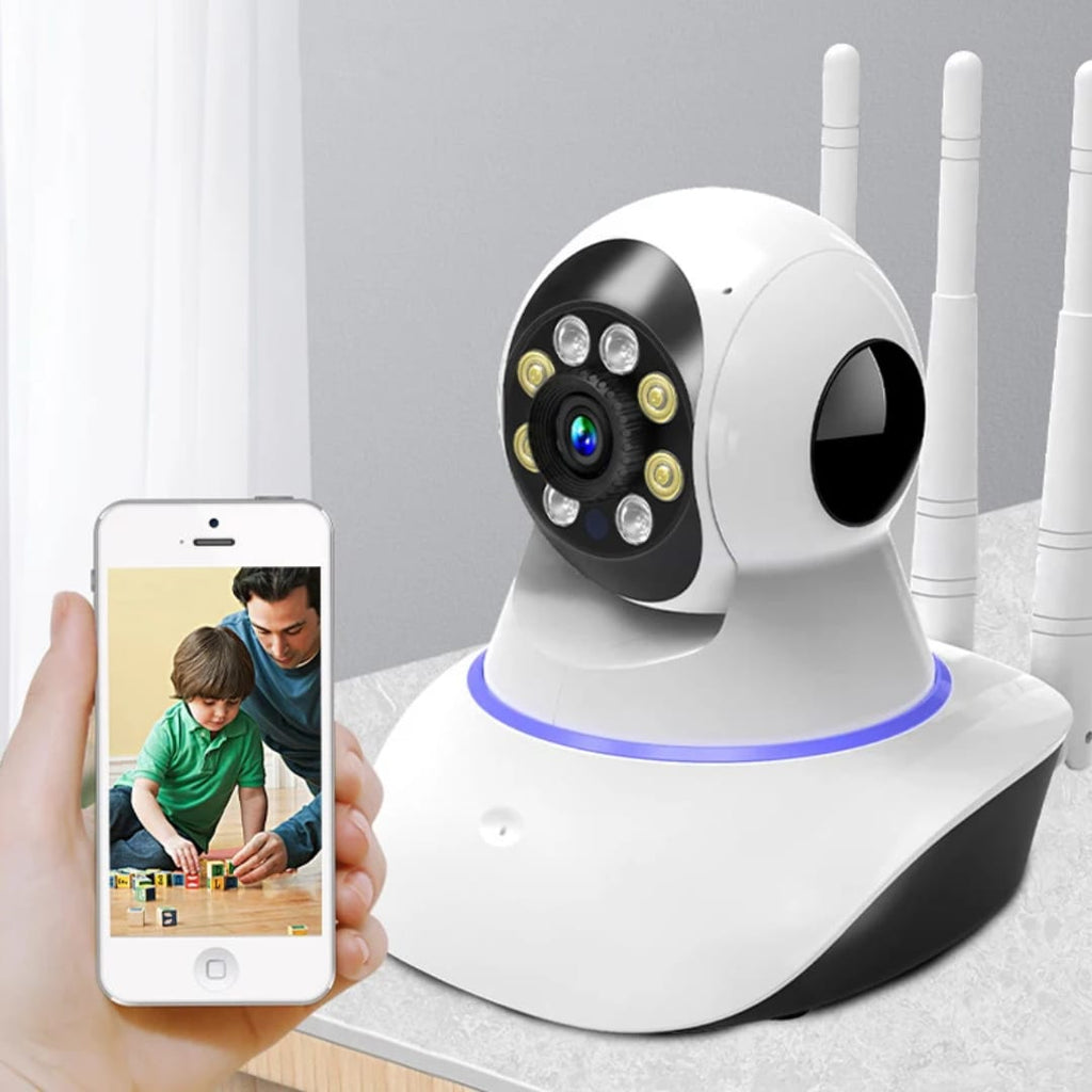 Cámara de seguridad Genérica IK100 WIFI con resolución Full HD 1080p visión nocturna incluida color blanco
