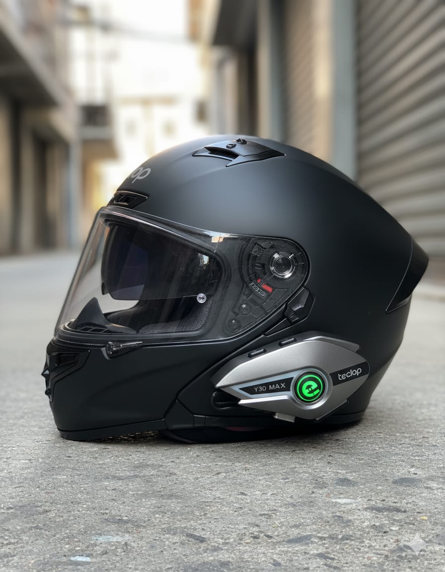 Intercomunicador Teclop Moto Y30 Max Negro/universal Rgb