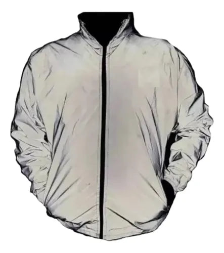 Chaqueta Reflectiva Rompevientos Semi Impermeable Para Moto