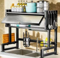 Escurridor de Platos con Gabinete 85cm - Negro