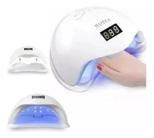 Lampara De Uñas 48 Wats Led-uv Gel Profesional Secado Rapido