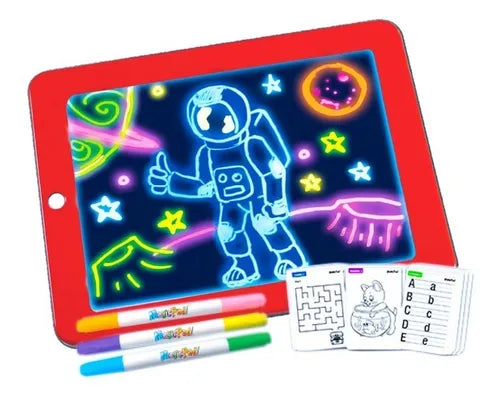 Magic Pad Rojo - Tableta De Dibujo magica para niños