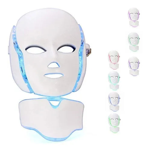 Máscara Fototerapia Facial + Cuello 7 Colores
