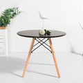 Mesa tipo eames redonda 80cm